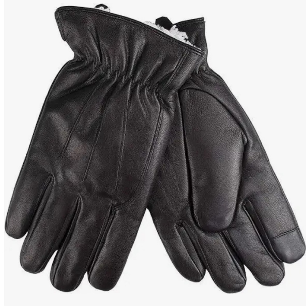 Dockers Men's Sherpa Lined
Leather Trigger Finger
Gloves new size Large.     #15